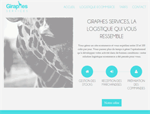 Tablet Screenshot of giraphes-services.com